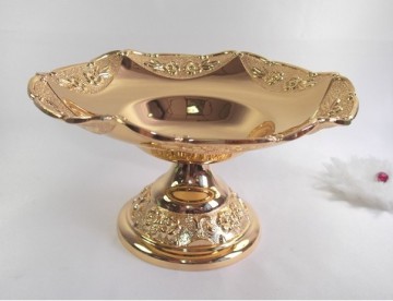 metal silver plated dish,fruit dish