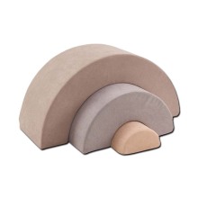 Rainbow Arch Bridge Shaped Memory Foam Sofa for Kids