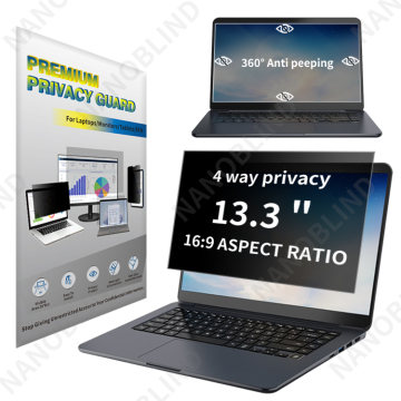 13.3 Inch Laptop Monitor with 4 Way Privacy Filter for HP/Dell/Acer