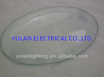 coated 6mm safty glass lens/cover/diffuser