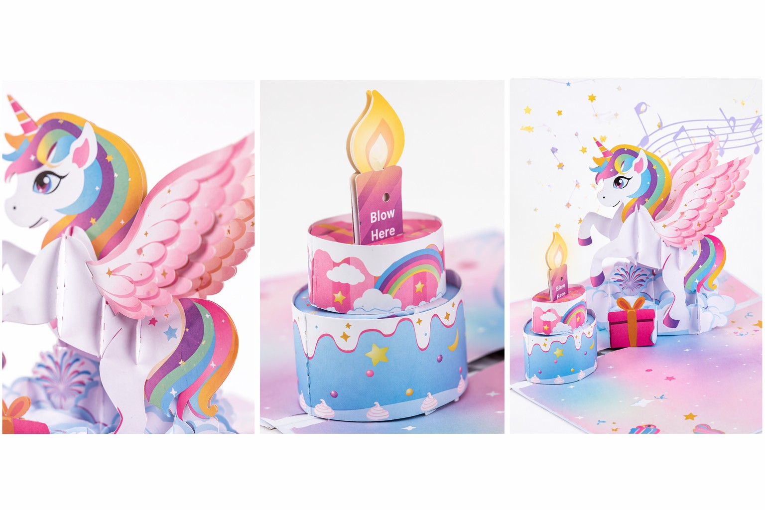 Tęczowy Jednorożec — szczegóły kluczowych cech Rainbow Unicorn — Key Features Detail