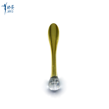 Gold Plastic Cosmetic Spatula