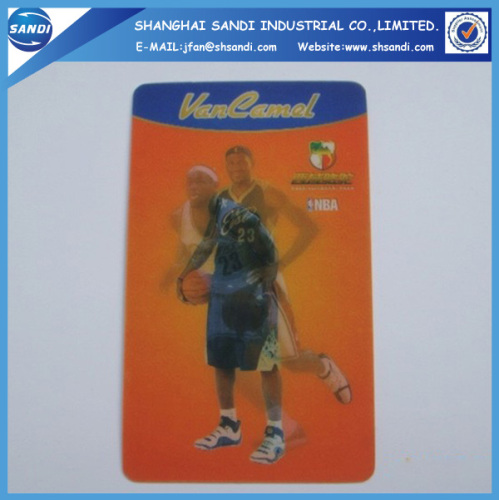 plastic 3d lenticular printing business card