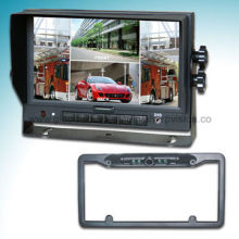 Vehicle Reversing Camera System with Quad View Car Monitor and Vehicle Camera
