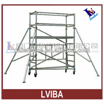 Durable aluminium scaffold ladder