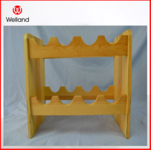 Wooden display stand for wine