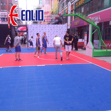 Outdoor Basketball Court Tiles Sports Flooring Interlocking Tiles