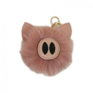 PINK PIG PLUSH KEY CHAIN-0