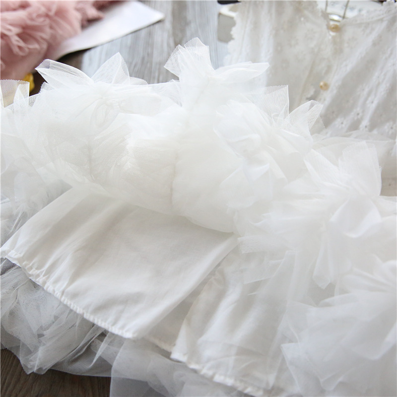 Children Formal Clothes Kids Fluffy Cake Smash Dress Girls Clothes For Christmas Halloween Birthday Costume