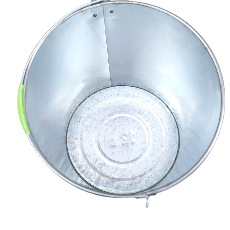 Customized Galvanized Metal Trash Can for Fire Safety