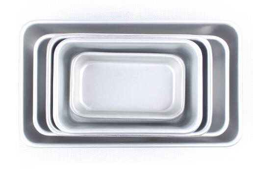 4'5'6'7'9'Aluminium Alloy Rectangular Cake Baking Pan (5)