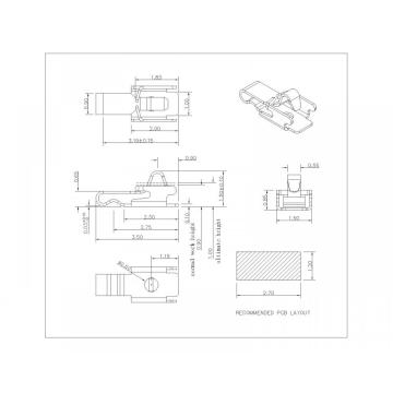 SF-035-XX-15 สปริงนิ้ว L 3.5 มม.