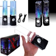 Dancing Water Speaker Soundbox with LED Fountain Water Show Fountain Light Mini Speakers for MP3 Phone PSP iPod