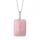 Collier pendentif en pierres précieuses de chakra rectangle avec quartz rose naturel