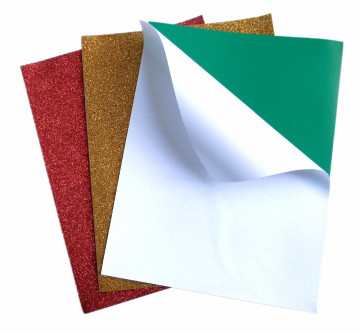 100% Virgin EVA Self-Adhesive Glitter Foam Sheets