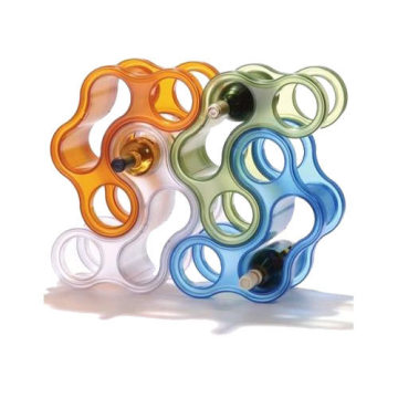 Distinctive Acrylic Champagne Display Holders, Lucite Wine Bottle Display