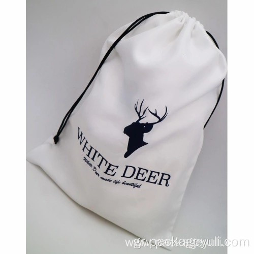 Βαμβακερή τσάντα κορδονιού με έθιμο λογότυπο