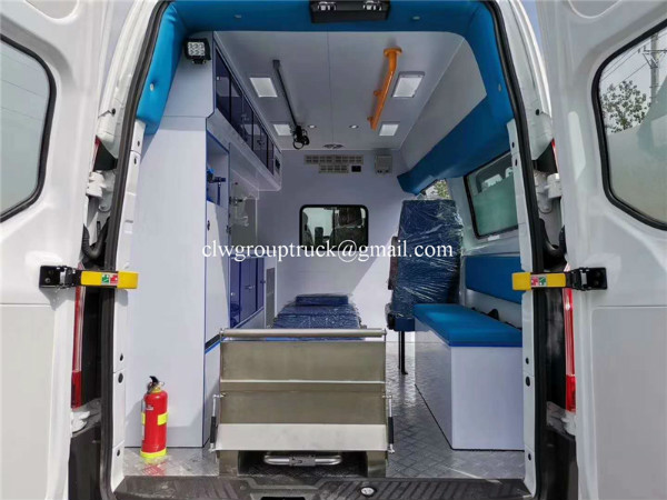 2021 سيارة إسعاف ذات سقف عالٍ من وحدة العناية المركزة