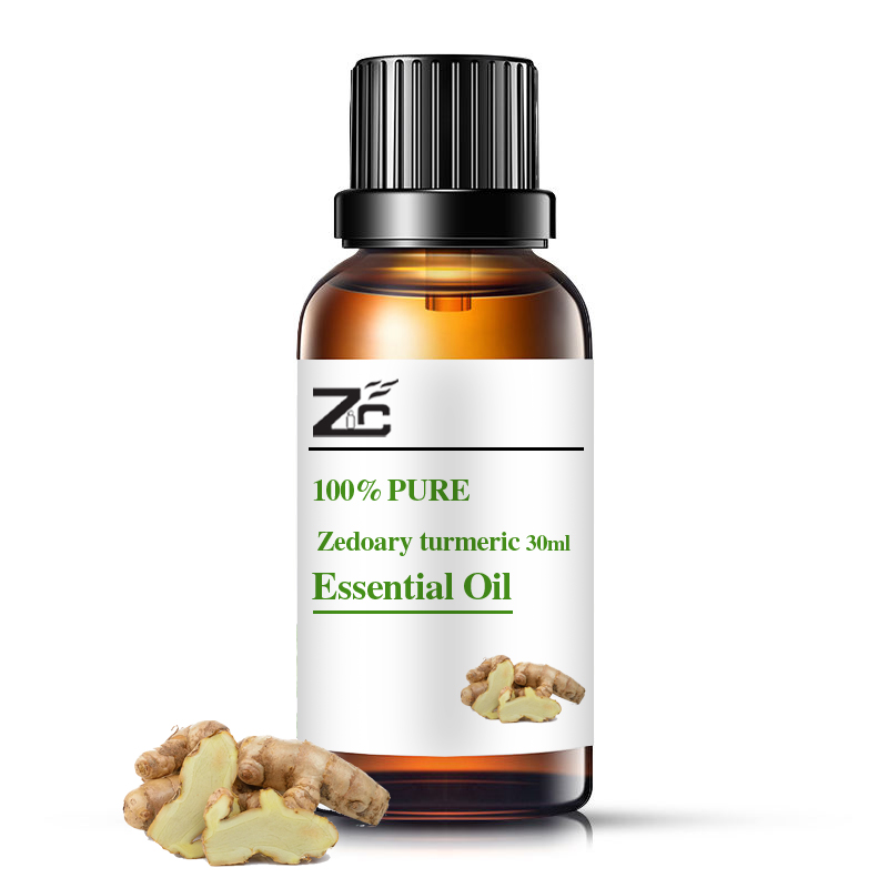 Huile essentielle de curcuma zédoaire naturel pur, huile à base de plantes Ezhu, échantillon sans huile de curcuma zédoary