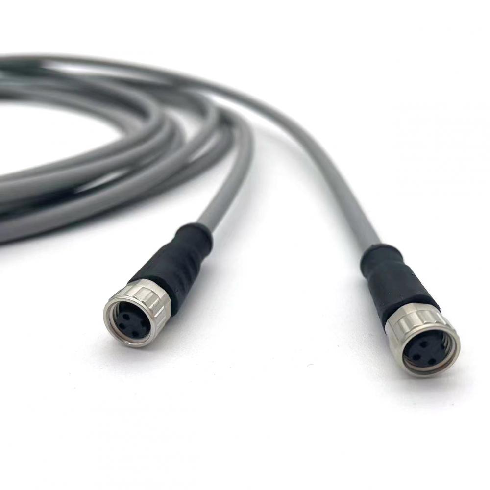 M12 to M8 Y type grey cable