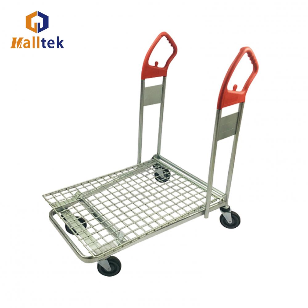 4 wheels Warehouse logistics metal furniture trolley