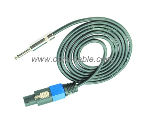 Cable de altavoz DT 2 X 1.0 mm² Jack Mono de Speakon