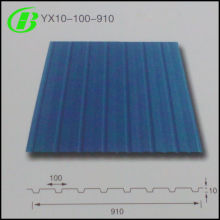 varicoloured decorative metal sheets