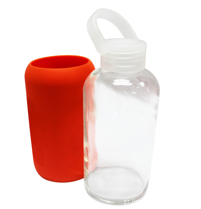 Silicone glass bottle cover