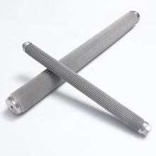 SS Fiber Sintered Filter Film Extruder Candle Filter