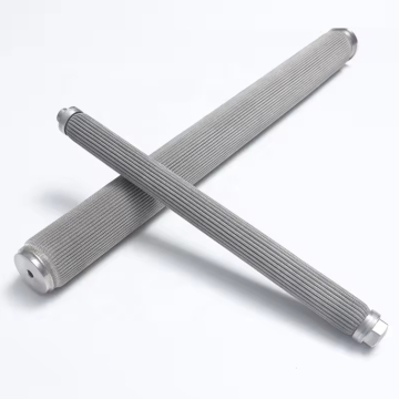 SS Fiber Sintered Filter Film Extruder Candle Filter