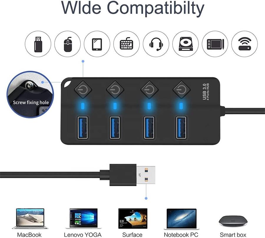 4 port usb c hub