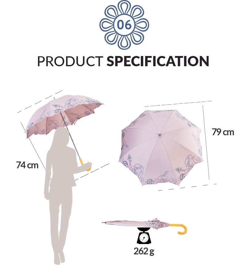 手動スティック傘 manual stick umbrella