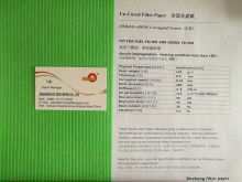 Acrylic Fuel Filter Paper