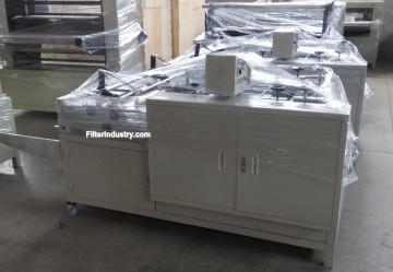 Dimple filter paper pleating machine