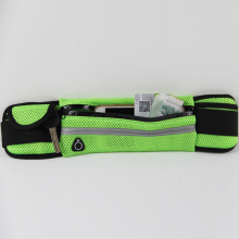 Green waterproof running sports waist bag iphone