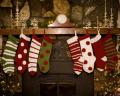 Kaus kaki Natal Crochet dekorasi hadiah kaus kaki