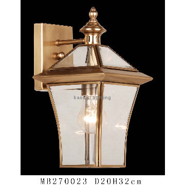 Copper soldering garder wall lamp, European Style