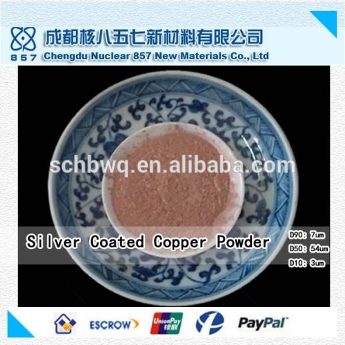 china companies Cu-Ag alloy powder,silver-coated copper powder flake