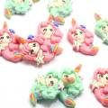 Mode 3D Zee-meid Kawaii Hars Cabochon Plaksteen Kralen Charms Kamer Decoratie DIY Ambachtelijke Ornamenten