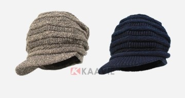 knitted baseball cap pattern with visor