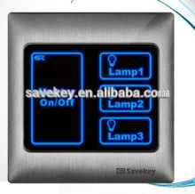 Modern good quality 1gang/2 gangs/3 gangs/4 gangs 100-240V 86*86*46MM touch pad switches