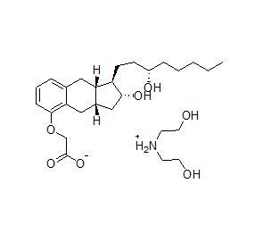 Synthetic Analog of Prostacyclin Treprostinil Diethanolamine CAS 830354-48-8