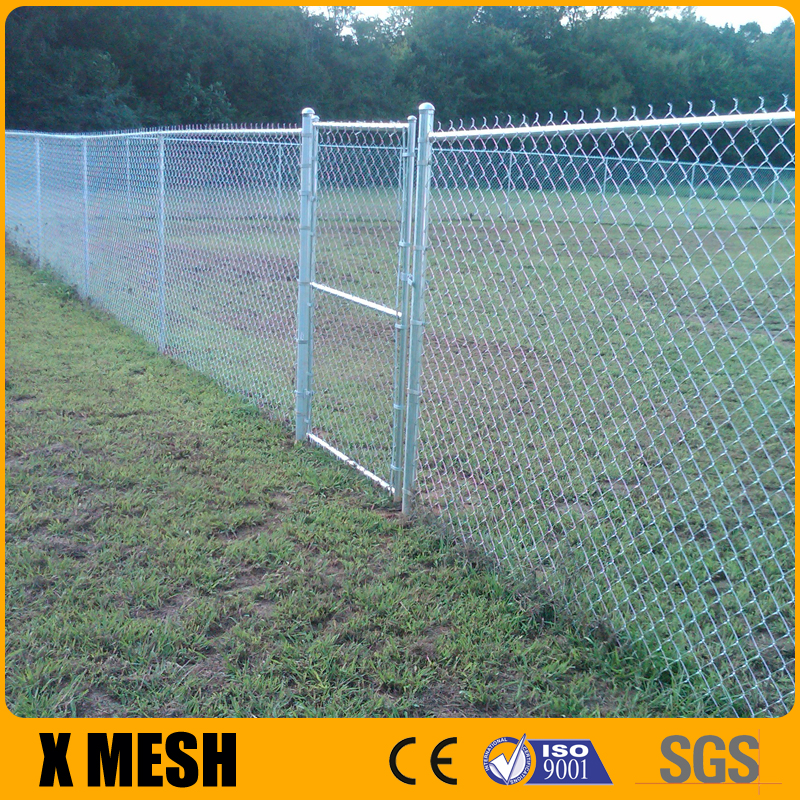 black powder coated temporary iron galvanized heavy duty chain link fence