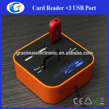 Computer hardware cheap usb hub/hub usb 2.0 with card reader