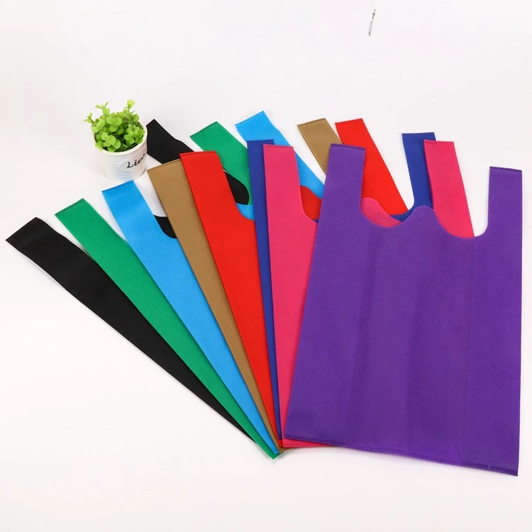 Custom Logo Printing Outdoor Tote Plain A4 Size Non-Woven Promotional Bag with Customized Logo