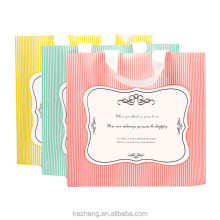 colourful fashion gift lovely shopping pe plastic bag