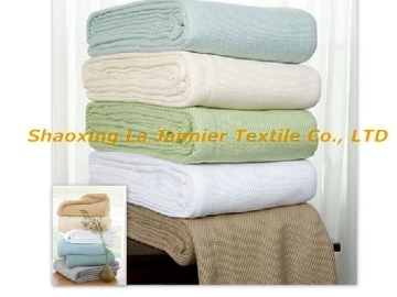 MC004-Mercerized Cotton Blanket, Cotton thermal Blanket, Blanket