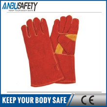 industrial working leather glove for metal workers
