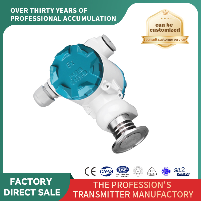 Transmițător de presiune la temperatură înaltă cu clemă (film plat)