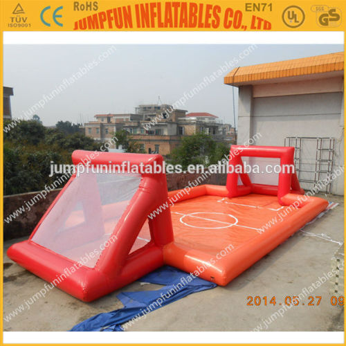 Indoor water football inflatables/ Soap inflatable football fields